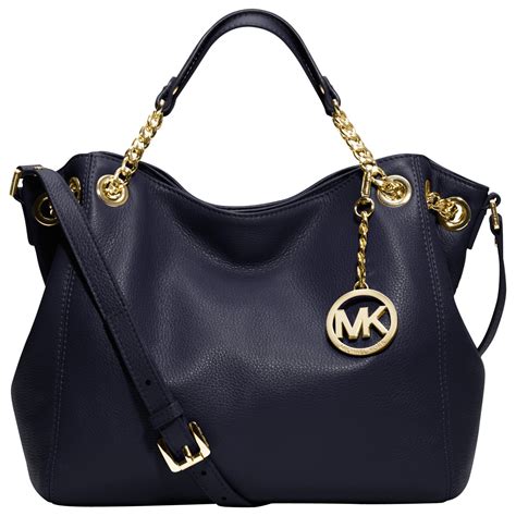 michael kors bags dark blue|Michael Kors blue tote bag.